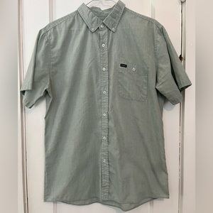 Sage Green Brixton Short Sleeve Men’s Medium Button Down.